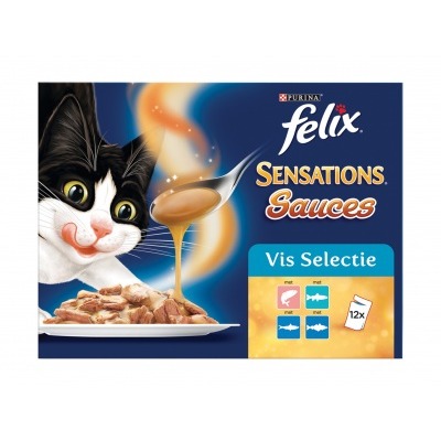 Felix Sensations in saus vis 12 pack