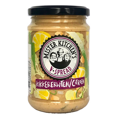 Mister Kitchen's V-Spread kikkererwten citroen