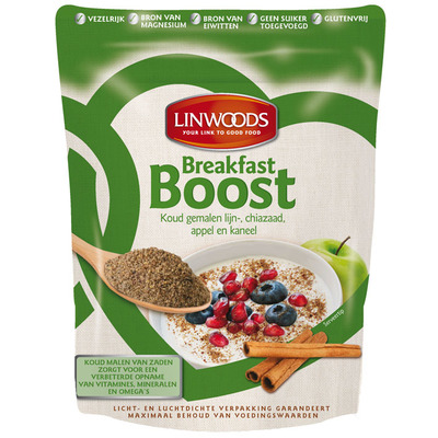 Linwoods Breakfast boost appel & kaneel