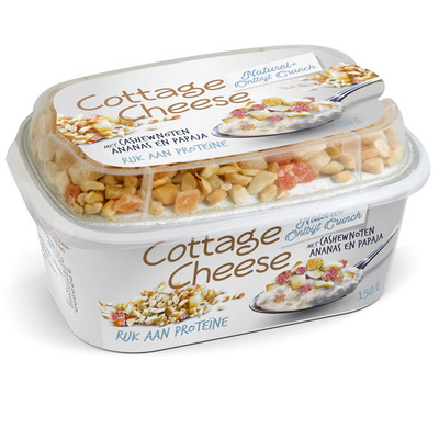 Cottage Cheese Naturel + Ontbijt Crunch