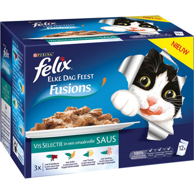 Felix Elke dag feest fusions vis in saus