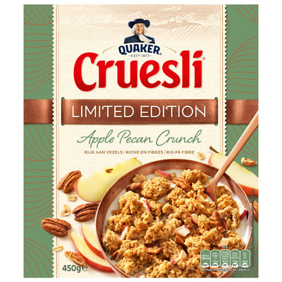 Quaker Cruesli apple pecan crunch