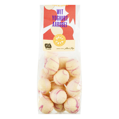 Huismerk Paaseitjes wit yoghurt aardbei