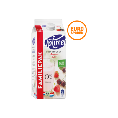 Optimel Drinkyoghurt Aardbei Kers