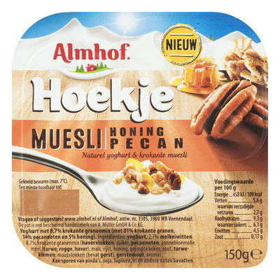 Almhof Hoekje muesli honing pecan