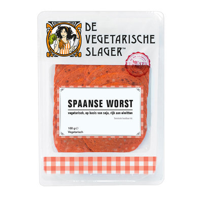 Vegetarische Slager Spaanse worst