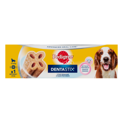 Pedigree Dentastix 2 Keer Per Week Medium