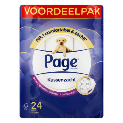 Page Kussenzacht toiletpapier