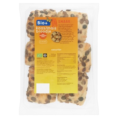 Bio+ Broodjes Kaas/Maïs