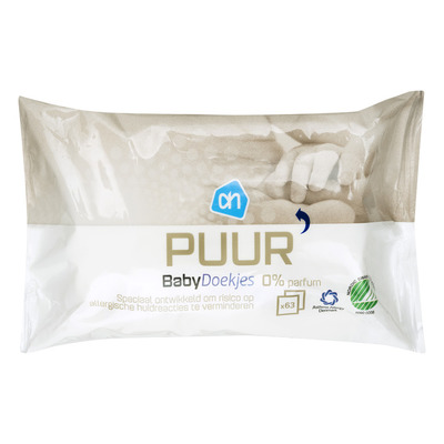 Huismerk Babydoekjes puur 0% parfum