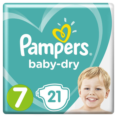 Pampers Baby-dry maat 7