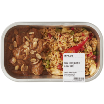 PLUS Nasi goreng met Ajam saté