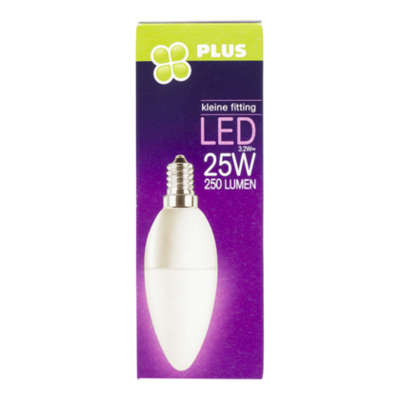 Huismerk Lamp LED 25W Kaars kleine fitting mat
