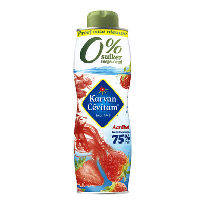 Karvan Cévitam Aardbei 0% suiker