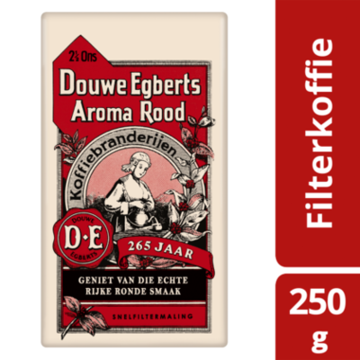 Douwe Egberts Aroma Rood Retro Filterkoffie