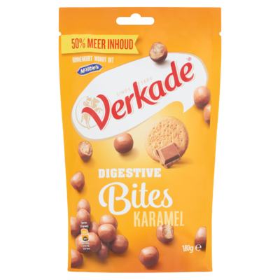 Verkade Digestive Bites Karamel 180 g