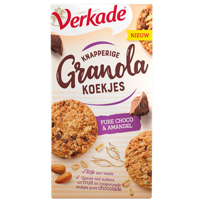 Verkade Knapperige granola pure choco amandel