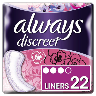 Always Discreet liner light