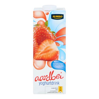 Huismerk Aardbei Yoghurtdrink