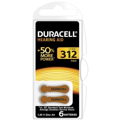 Duracell batterijen hoor 312