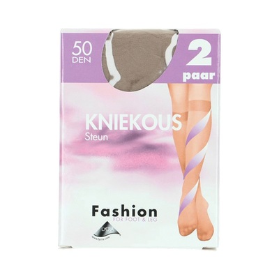 Fashion kniekousen steun skyhaze maat 39-42, 50 denier