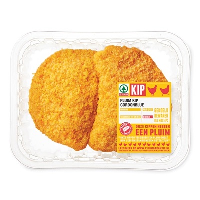 Huismerk pluim kipcordonbleu 2 stuks
