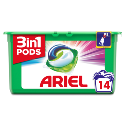 Ariel Wasmiddel 3in 1 pods color & style