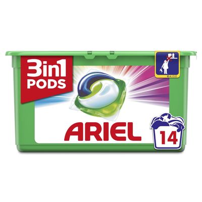 Ariel 3in1 Pods Kleur & Stijl Wasmiddelcapsules 14x
