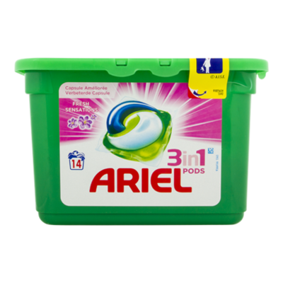 Ariel Pods fresh sensation pink