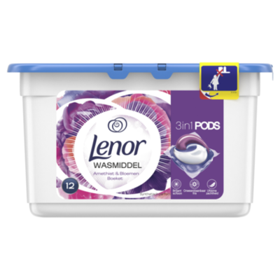 Lenor Pods amethist & bloemen boeket
