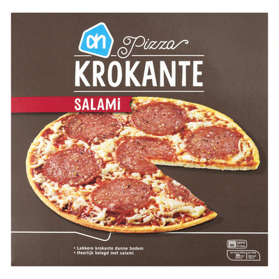 Huismerk Krokante pizza salami