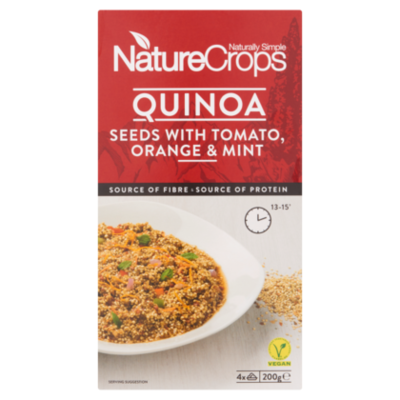 NatureCrops Quinoa seeds tomato, orange & mint