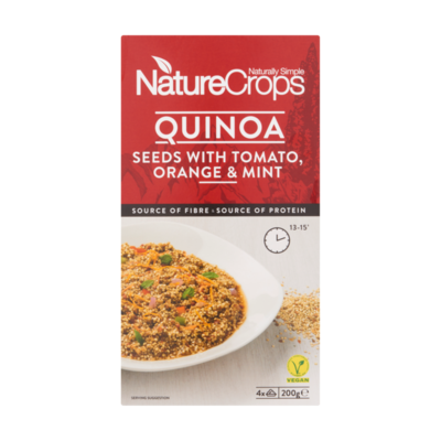 NatureCrops Quinoa Seeds with Tomato, Orange & Mint
