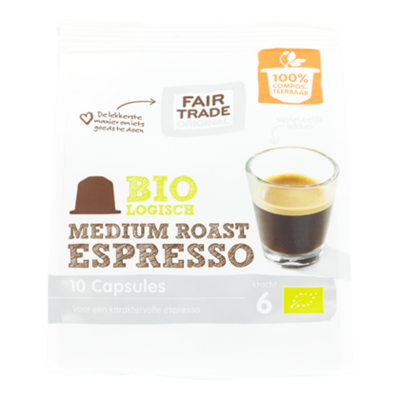 Fair Trade Original Koffiecapsules Espr. Medium Roast Bio