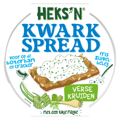 Heks'nkaas KWARKSPREAD Verse Kruiden 250 g