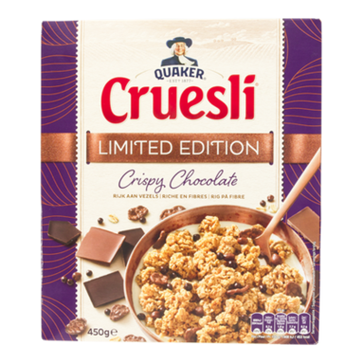 Quaker Cruesli limited edition crispy choco