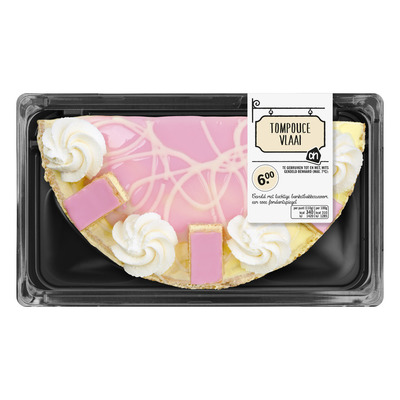 Huismerk Tompouce vlaai half