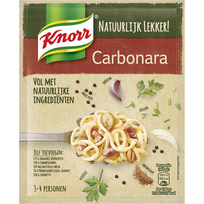 Knorr Natuurlijk spaghetti carbonara