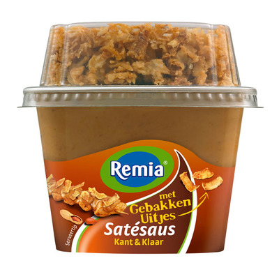Remia Satesaus met gebakken uitjes