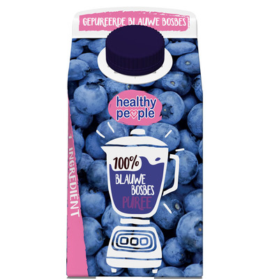 Healthy People Fruitpuree blauwe bes