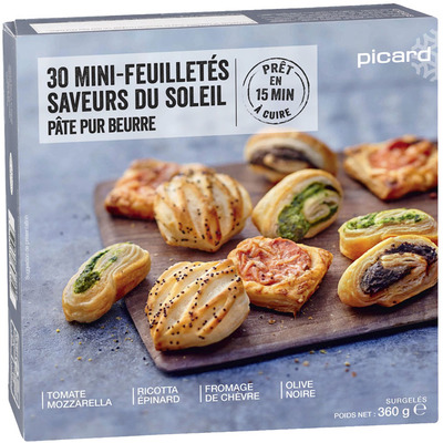 Picard Mini bladerdeeghapjes smaken van de zon