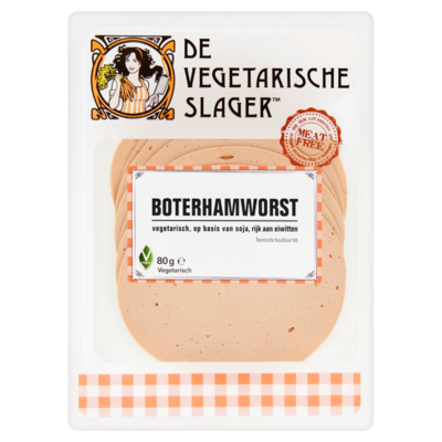 De vegetarische slager Vegan boterhamworst