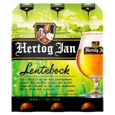 Hertog Jan Lentebock Flessen 6 x 30 cl