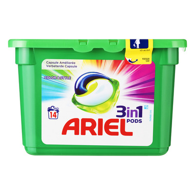 Ariel 3in1 pods kleur&stijl wasmiddel capsules