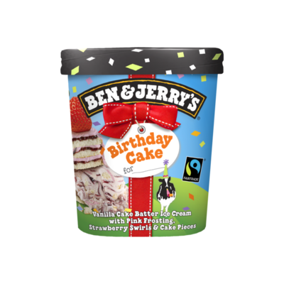 Ben & Jerry's IJs Birthday Cake