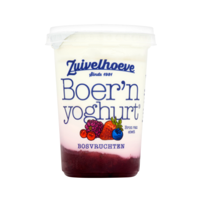 Zuivelhoeve Boer'n Yoghurt Bosvruchten