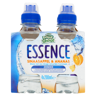 Teisseire Fruitshoot essence sinaasappel ananas 4 x 200ml