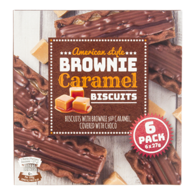 Nora Brownie Caramel Biscuit