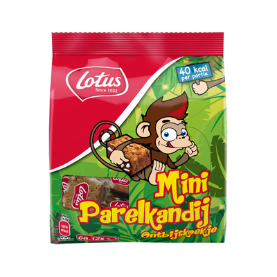 Lotus Mini parelkandij koekjes aap