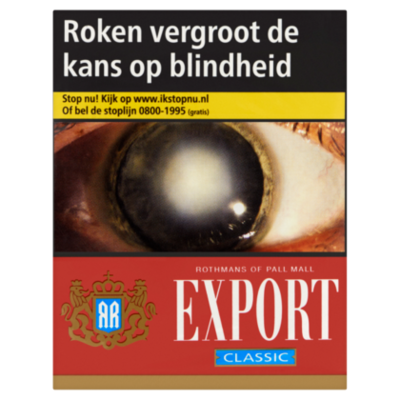 Pall Mall Sigaretten export